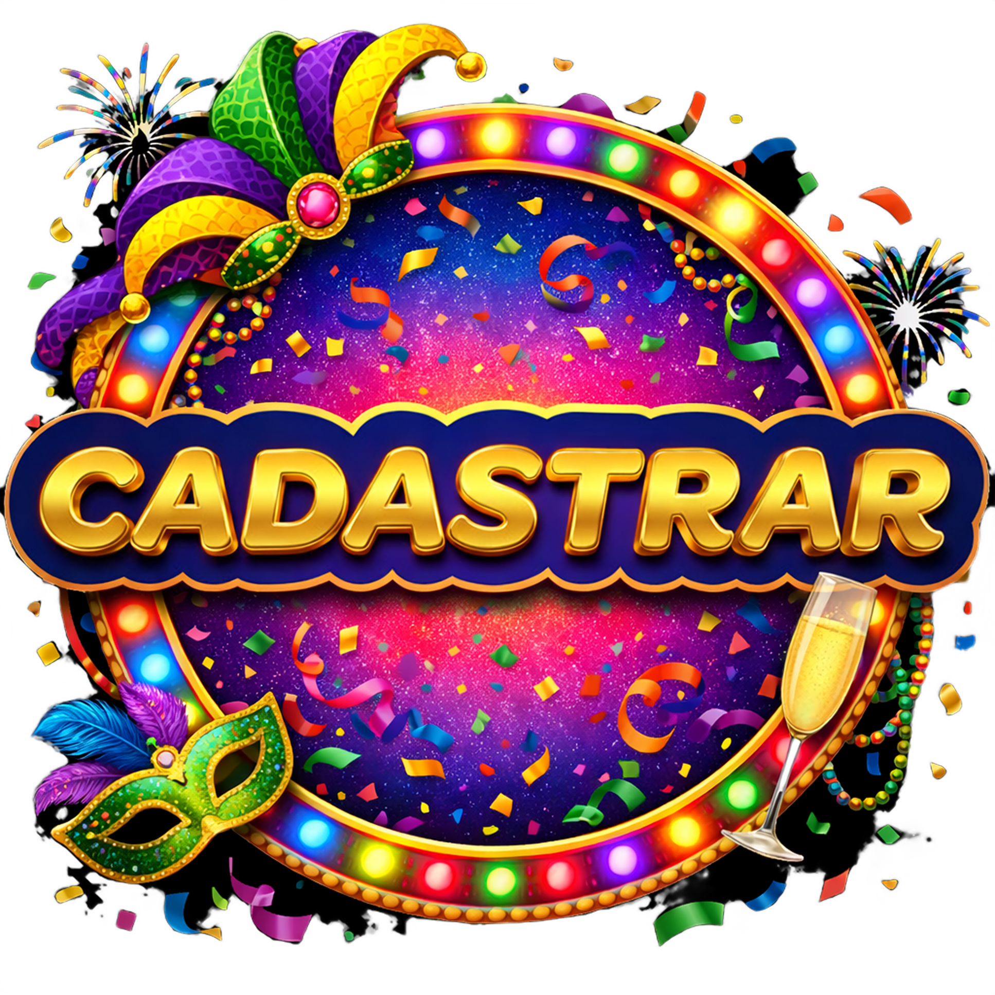 Botão de jogar/cadastrar